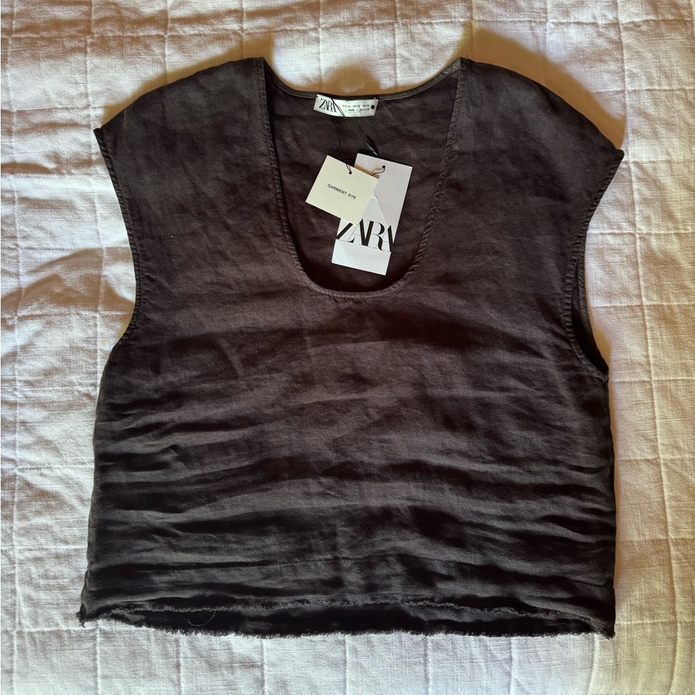 Zara Linen Top
